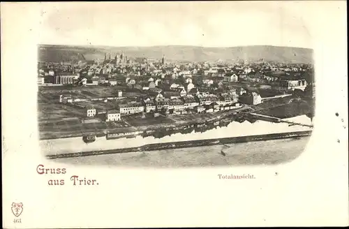 Ak Trier in Rheinland Pfalz, Totalansicht von Ort