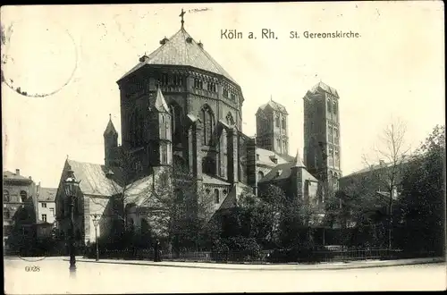 Ak Köln am Rhein, St. Gereonskirche