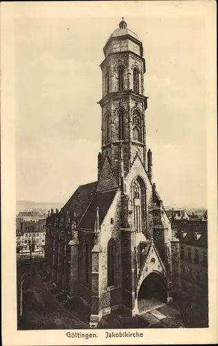Ak Göttingen in Niedersachsen, Jakobikirche