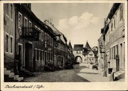 Ak Prichsenstadt in Unterfranken, Straßenansicht