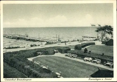 Ak Ostseebad Brunshaupten Kühlungsborn, Kuranlagen u. Strand