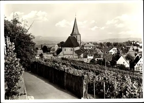 Ak Weinsberg im Kreis Heilbronn, Blick vom Burgberg auf die Stadtkirche St. Johannes