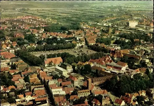 Ak Heide in Holstein, Fliegeraufnahme