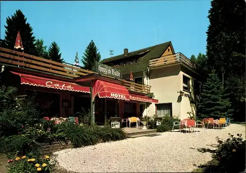 Ak Freudenberg im Siegerland, Hotel Haus im Walde, Cafe-Pension