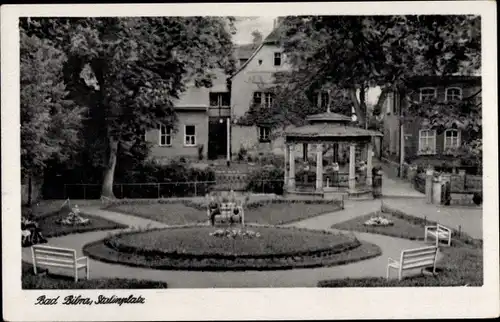 Ak Bad Bibra in Sachsen Anhalt, Stalinplatz