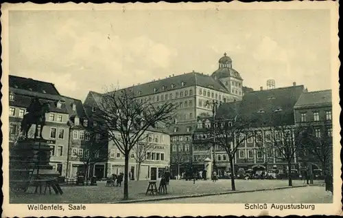 Ak Weißenfels an der Saale, Schloss Augustusburg, Denkmal