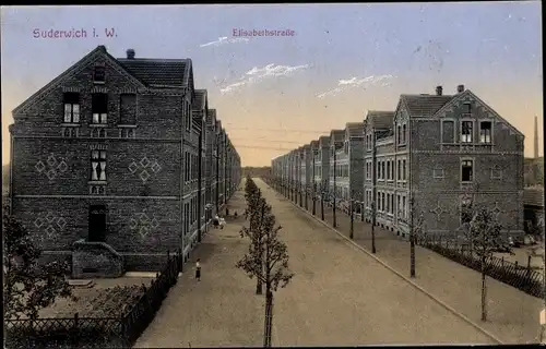Ak Suderwich Recklinghausen im Ruhrgebiet, Elisabethstraße