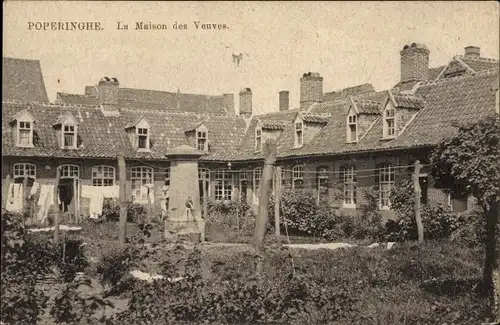 Ak Poperinghe Poperinge Westflandern, La Maison des Veuves