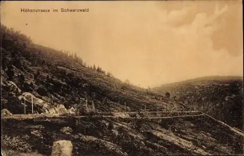 Ak Höhenstraße im Schwarzwald, Schwarzwaldhochstraße