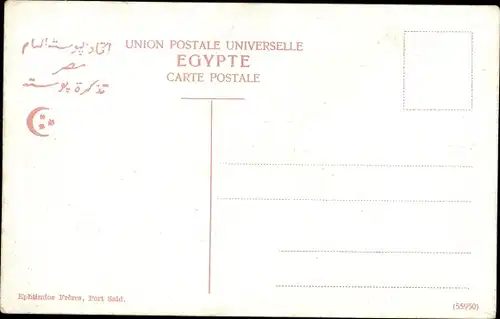 Ak Groupe de sakas au bord du Nil, Wasserträger