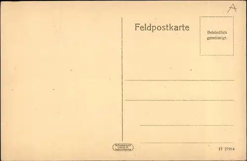 Ak Denkmal auf dem Soldatenfriedhof Longwyhaut