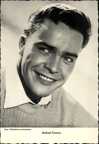 Ak Schauspieler Michael Cramer, Portrait
