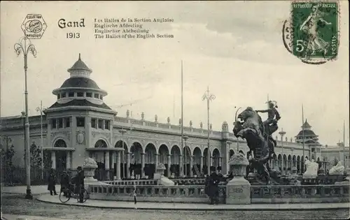 Ak Exposition Universelle de Gand 1913, Les Halles de la Section Anglaise