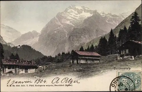 Ak Schweiz, Golzeneralp, Hütten