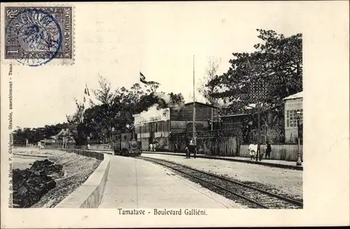 Ak Toamasina Tamatave Madagaskar, Le Boulevard Galliéni