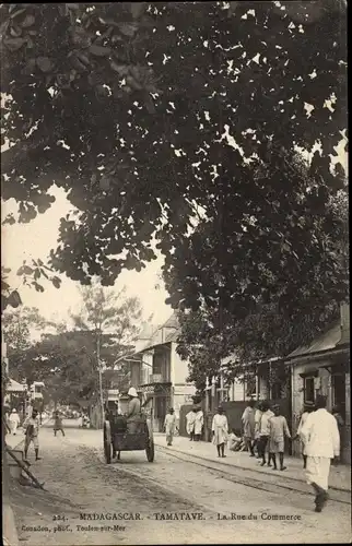 Ak Toamasina Tamatave Madagaskar, La Rue du Commerce