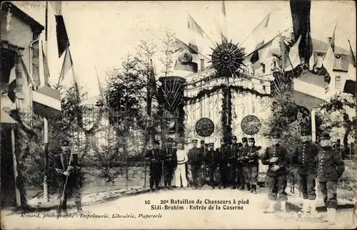 Ak 20e Bataillion de Chasseurs a pied Sidi Brahim, Entree de la Caserne
