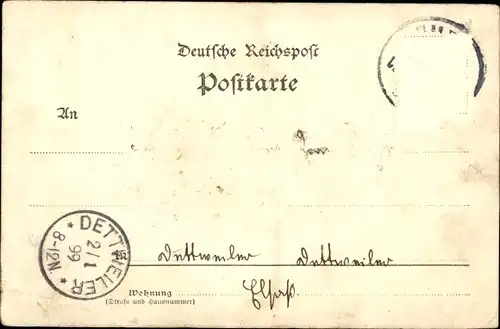 Ak Drei Tage Mittelarrest, deutscher Soldat im Gefängnis