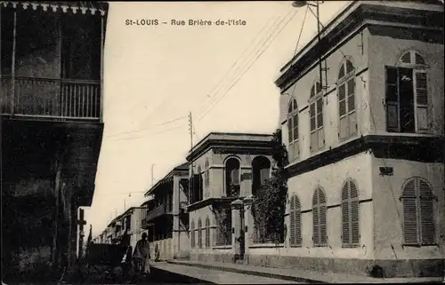 Ak Saint Louis Senegal, Rue Briere de l'Isle