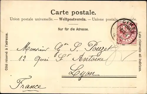 Ak Gimel Kanton les Bains Waadt, Grand Hotel