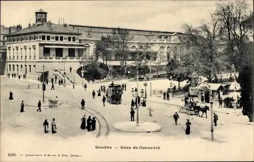 Ak Genève Genf Schweiz, Gare de Cornavin