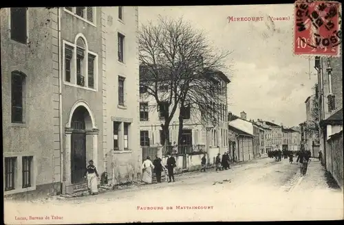 Ak Mirecourt Lothringen Vosges, Faubourg de Mattaincourt