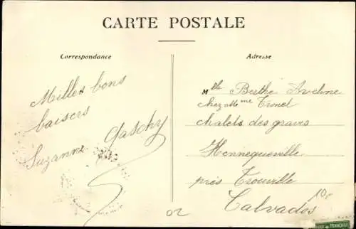 Ak Fleury Aisne, Equipage Menier, Hallali