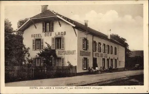 Ak Xonrupt Vosges, Hotel des Lacs