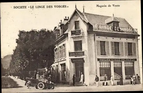 Ak Gérardmer Lothringen Vosges, Societe Le Linge des Vosges, Magasin de Vente