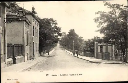 Ak Mirecourt Lothringen Vosges, Avenue Jeanne d'Arc