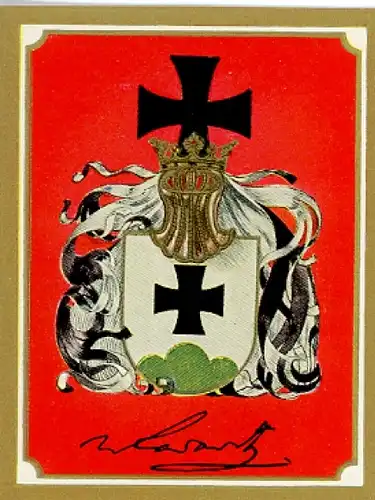 Sammelbild Ruhmreiche Deutsche Wappen Nr. 32, Joseph von Radowitz, Politiker