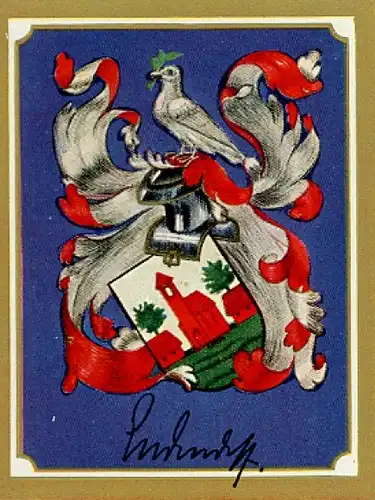 Sammelbild Ruhmreiche Deutsche Wappen Nr. 122, Erich Ludendorff, Generalquartiermeister, Politiker