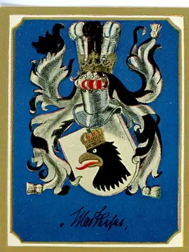 Sammelbild Ruhmreiche Deutsche Wappen Nr. 123, August von Mackensen, Generalfeldmarschall