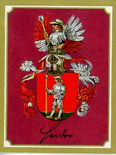 Sammelbild Ruhmreiche Deutsche Wappen Nr. 163, Johann Gottfried von Herder, Dichter