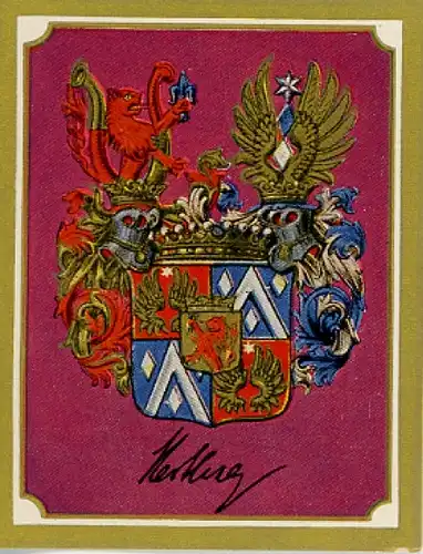 Sammelbild Ruhmreiche Deutsche Wappen Nr. 54, Georg Graf von Hertling, Reichskanzler