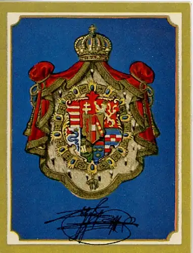 Sammelbild Ruhmreiche Deutsche Wappen Nr. 31, Johann von Österreich, deutscher Reichsverweser