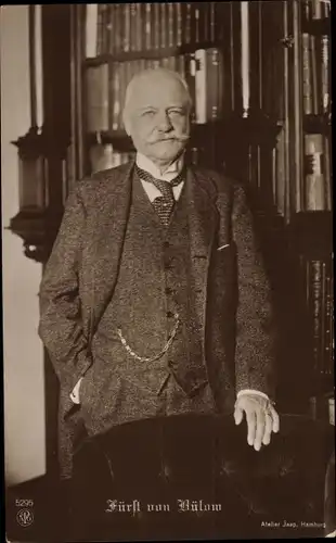 Ak Bernhard von Bülow, Portrait