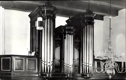 Ak Norg Drenthe, Ned. Herv. Kerk, Orgel