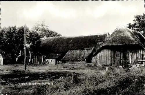 Ak Norg Drenthe, Zuidvelde Saksische boerderij