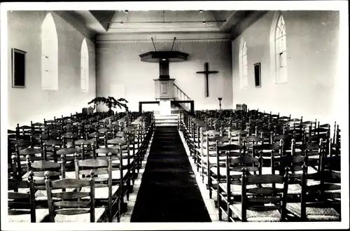 Foto Ak Gieterveen Drenthe, Kerk