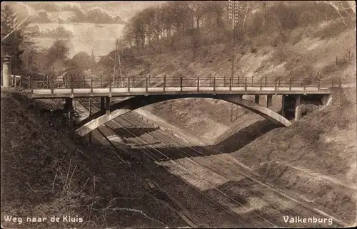 Ak Valkenburg Limburg Niederlande, Weg naar de Kluis