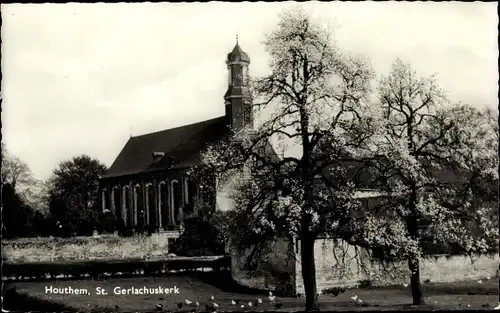 Ak Houthem Limburg Niederlande, St. Gerlachuskerk