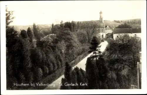 Ak Houthem Limburg Niederlande, St. Gerlach Kerk