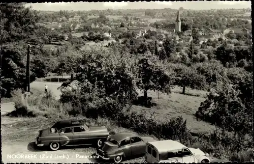 Ak Noorbeek Limburg Niederlande, Panorama, Autos