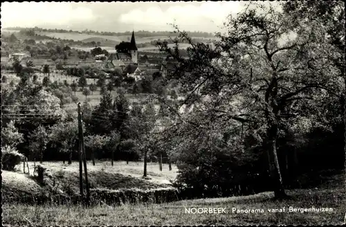 Ak Noorbeek Limburg Niederlande, Panorama vanaf Bergenhuizen