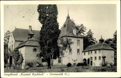 Ak Gronsveld Limburg Niederlande, Jeugdhotel Kasteel Rijckholt