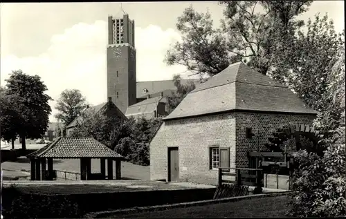 Ak Maasbree Limburg Niederlande, Middenslagkorenmolen