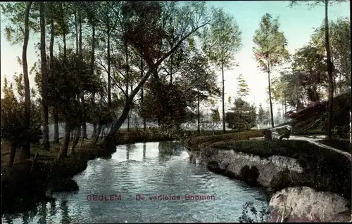 Ak Geulem Houthem Limburg Niederlande, De verliefde Boomen