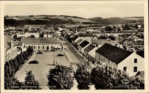 Ak Bastad Schweden, Köpmansgatan fran kyrktornet