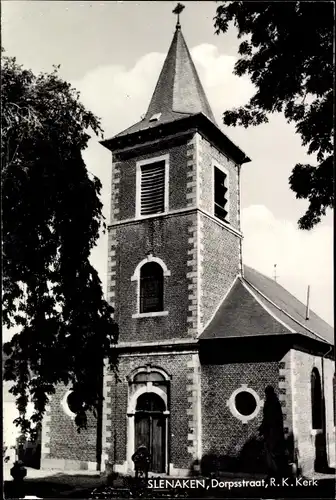 Ak Slenaken Gulpen Wittem Limburg Niederlande, Dorpsstraat, R. K. Kerk